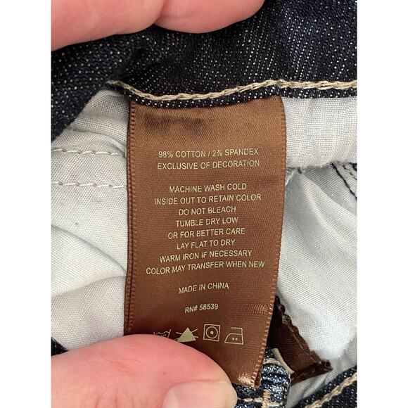 Kut from the Kloth Farrah Baby Bootcut Jeans Womens 6 Blue Medium Wash Stretch - Picture 7 of 7